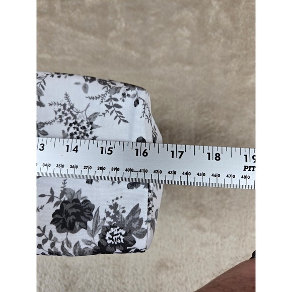 Bella Russo Reversible Tote Bag Floral / Polkadot Zip Pocket Double Strap - Picture 8 of 9